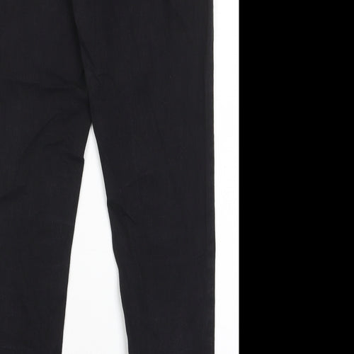 Denim & Co. Womens Black Cotton Skinny Jeans Size 10 L29 in Regular - Elastic waist