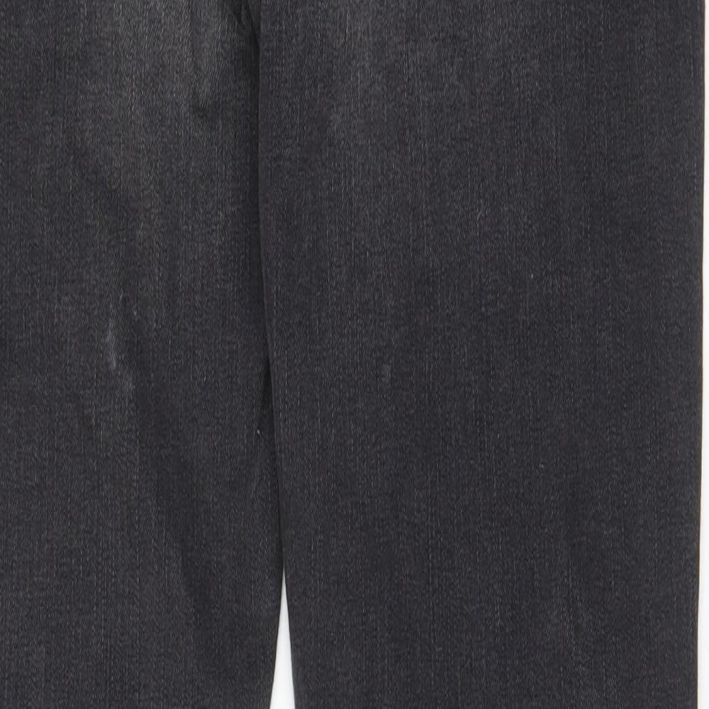 H&M Mens Grey Cotton Skinny Jeans Size 36 in L32 in Regular Zip - Pockets, Belt Loops