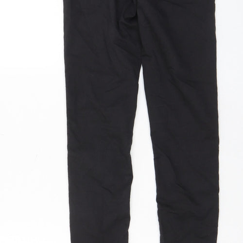 Warehouse Womens Black Cotton Skinny Jeans Size 10 L28 in Regular Zip - Pockets, Belt Loops
