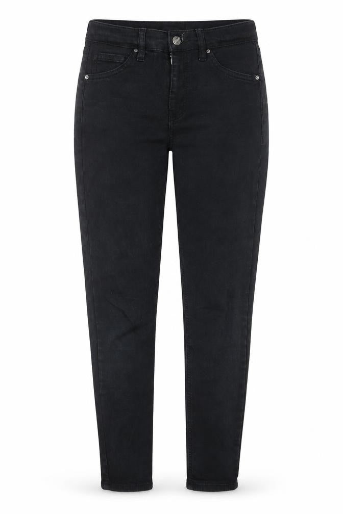 Topshop Womens Black Cotton Skinny Jeans Size 28 in L30 in Regular Zip - Pockets, Belt Loops