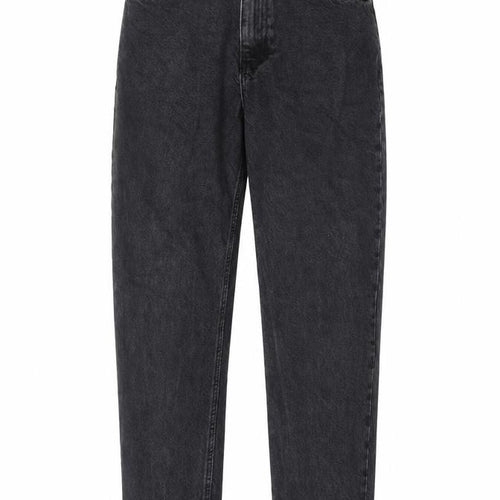 Mango Womens Black Cotton Mom Jeans Size 8 L26 in Regular Zip - Pockets, Belt Loops