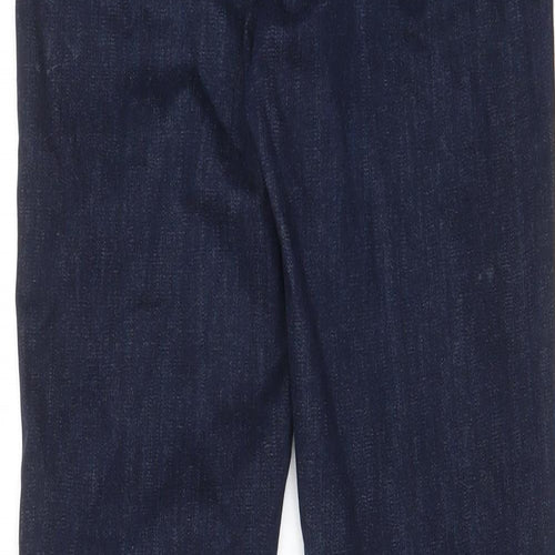 H&M Womens Blue Cotton Straight Jeans Size 29 in L32 in Regular Zip - Pockets, Belt Loops