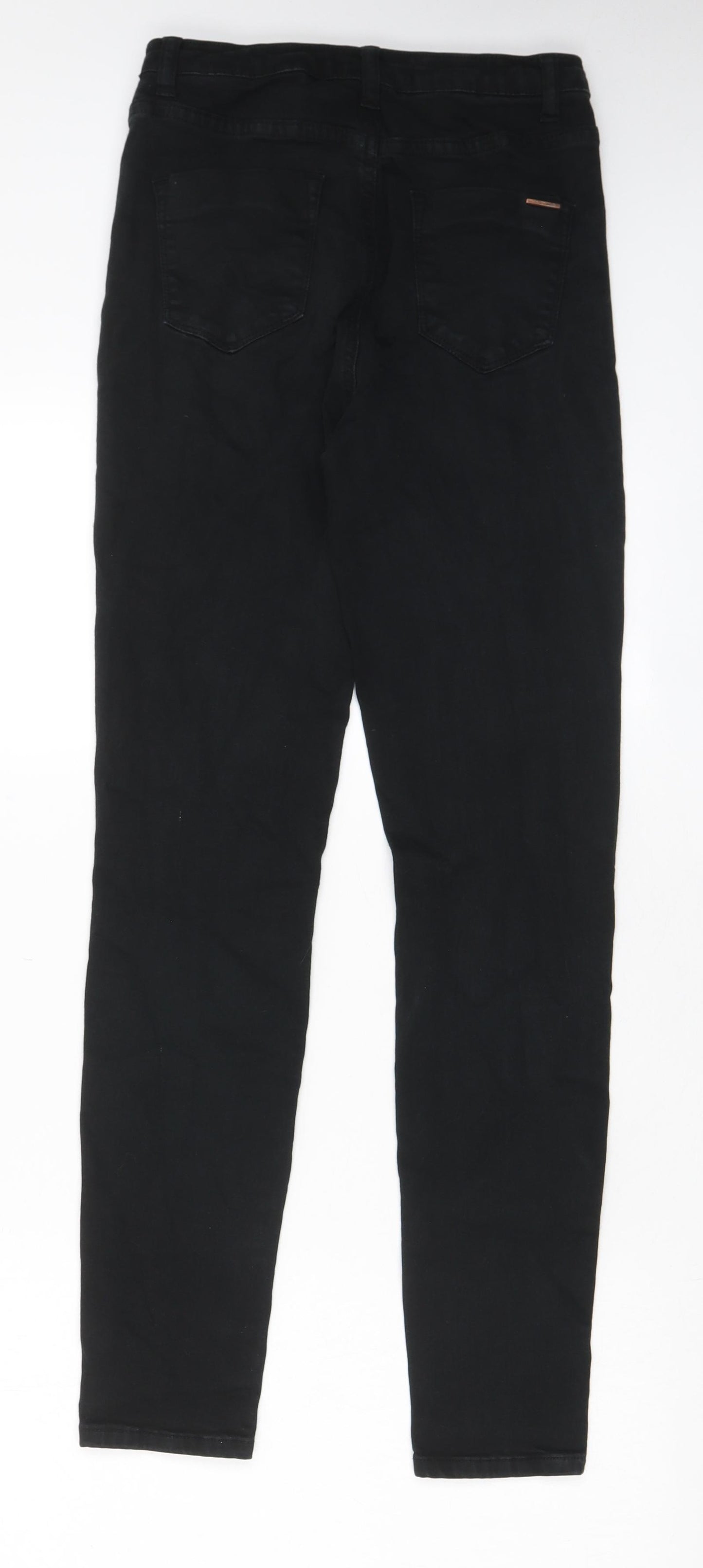 Toxik3 Womens Black Cotton Skinny Jeans Size 8 L29 in Regular Zip - Pockets, Belt Loops