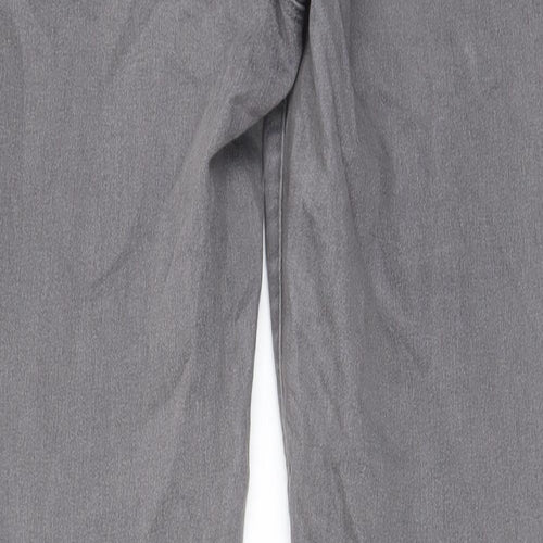 Dorothy Perkins Womens Grey Cotton Skinny Jeans Size 12 L30 in Regular - Elastic waist