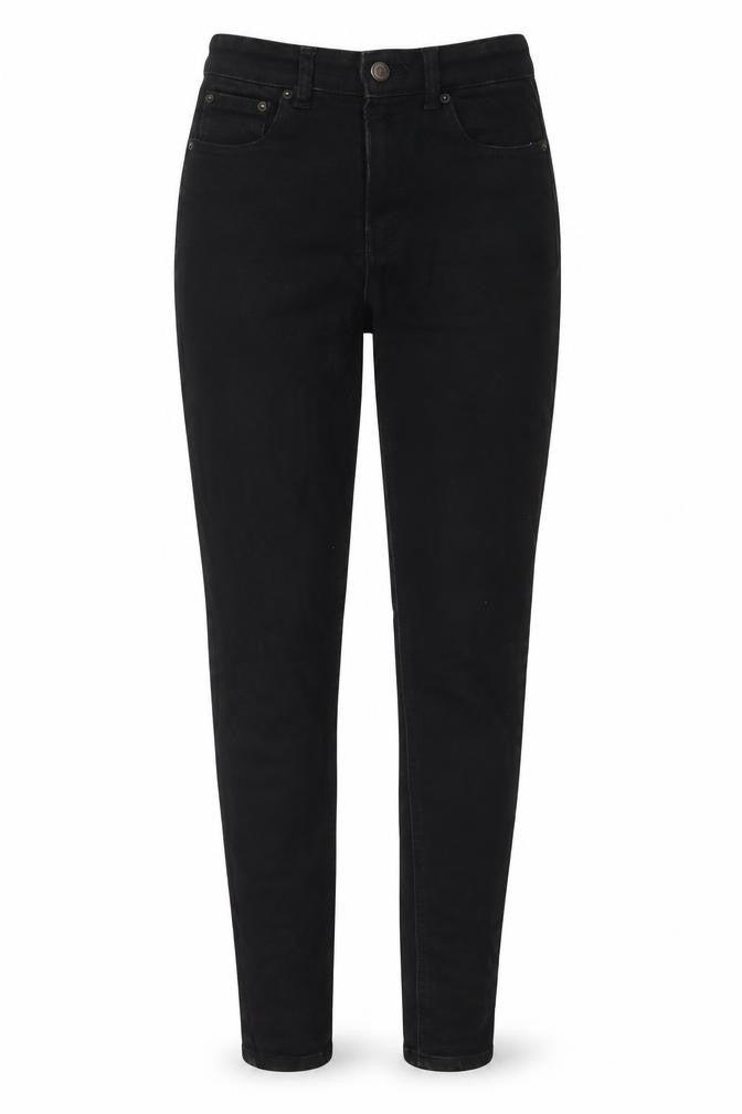 Pull&Bear Womens Black Cotton Skinny Jeans Size 6 L28 in Regular Zip - Pockets, Belt Loops