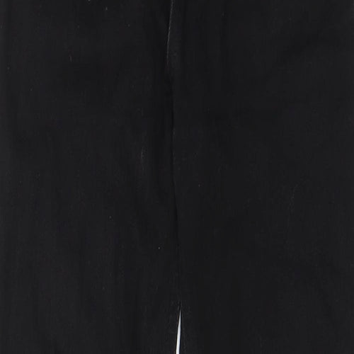 Pull&Bear Womens Black Cotton Skinny Jeans Size 6 L28 in Regular Zip - Pockets, Belt Loops