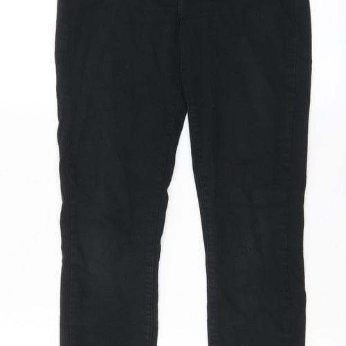 Toxik3 Womens Black Cotton Skinny Jeans Size 8 L27 in Regular Zip - Pockets, Belt Loops