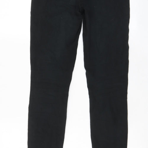 Toxik3 Womens Black Cotton Skinny Jeans Size 8 L27 in Regular Zip - Pockets, Belt Loops
