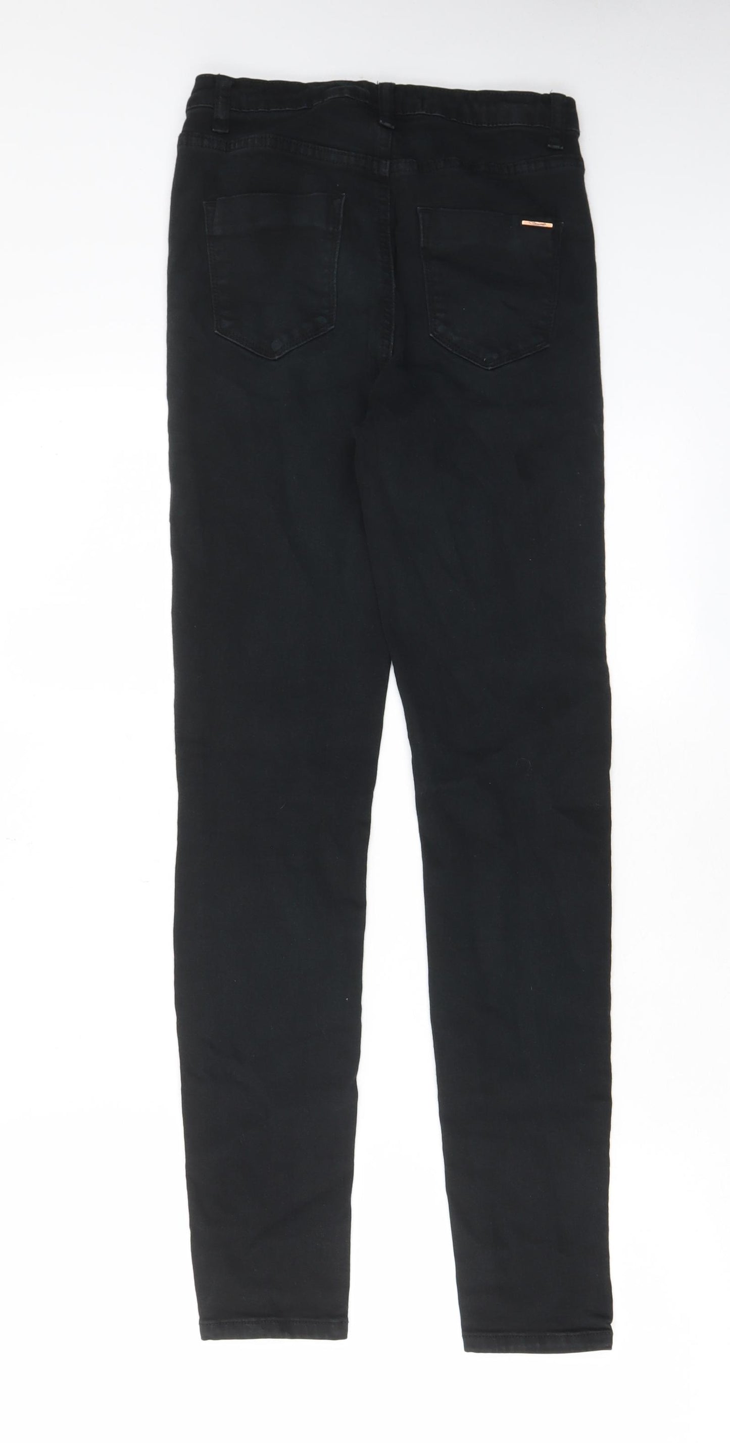 Toxik3 Womens Black Cotton Skinny Jeans Size 8 L29 in Regular Zip - Pockets, Belt Loops