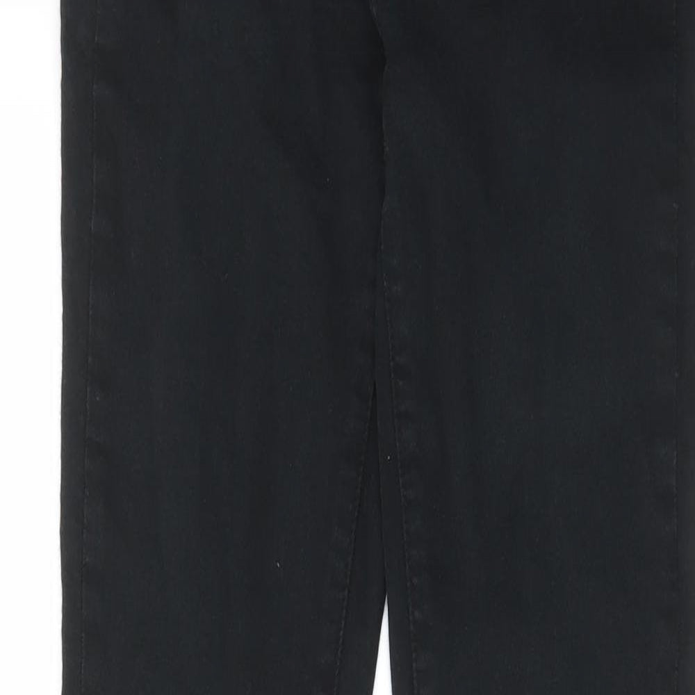 Toxik3 Womens Black Cotton Skinny Jeans Size 8 L29 in Regular Zip - Pockets, Belt Loops