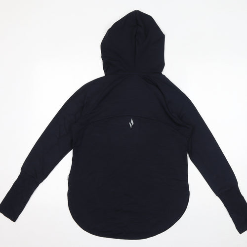 Skecher8 Womens Blue Viscose Pullover Hoodie Size S Pullover