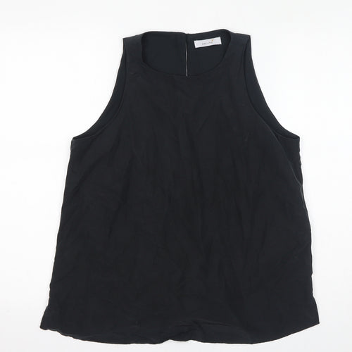 Per Una Womens Grey Modal Basic Tank Size 10 Round Neck