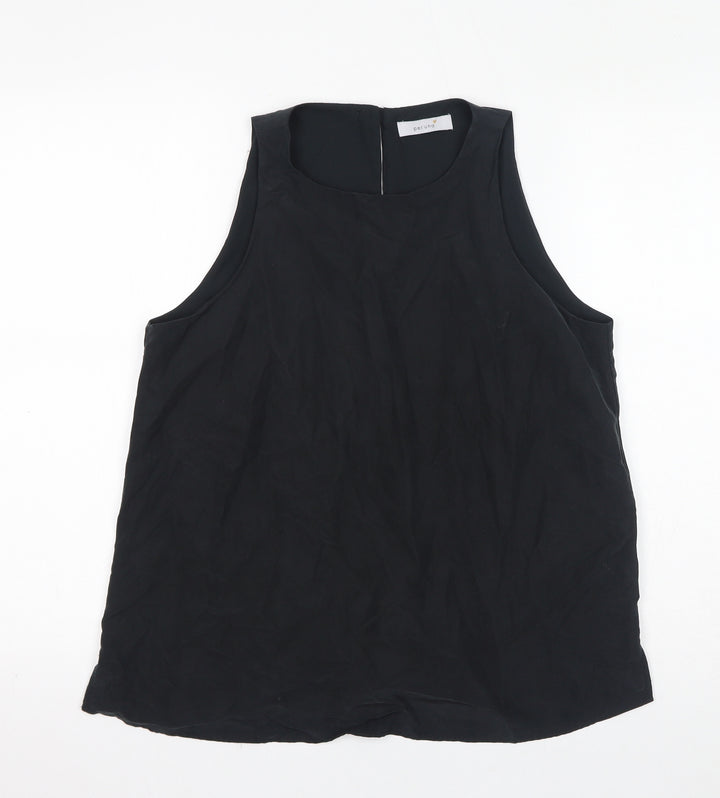 Per Una Womens Grey Modal Basic Tank Size 10 Round Neck