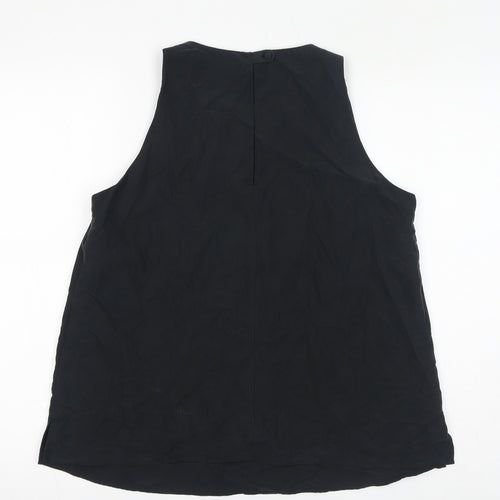 Per Una Womens Grey Modal Basic Tank Size 10 Round Neck