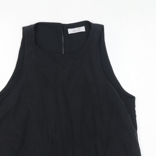 Per Una Womens Grey Modal Basic Tank Size 10 Round Neck