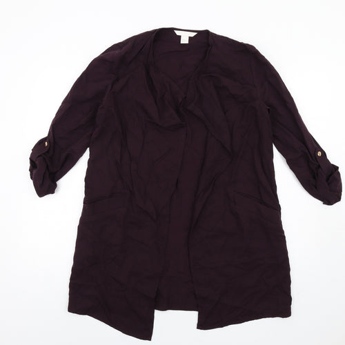 H&M Womens Purple Jacket Size 8