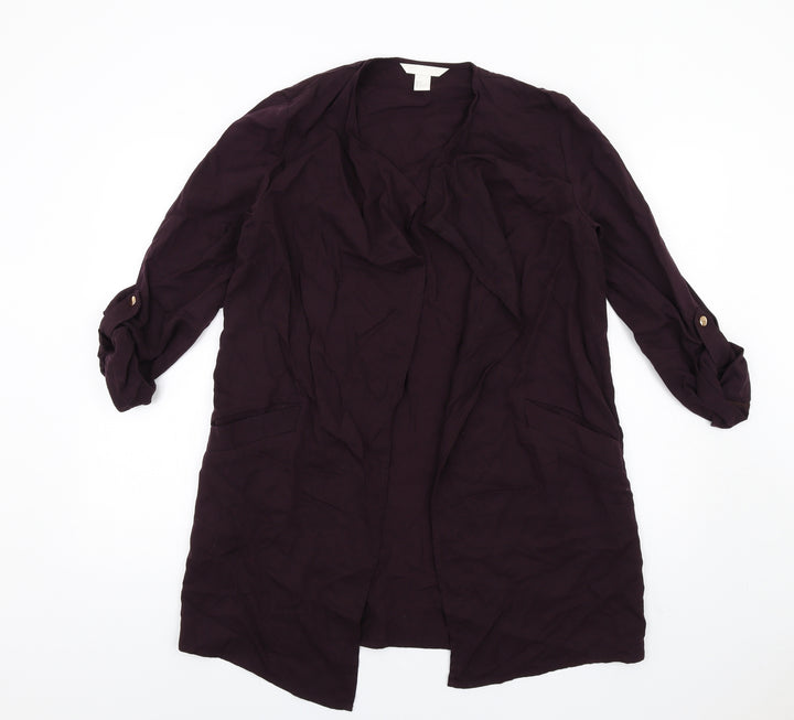 H&M Womens Purple Jacket Size 8
