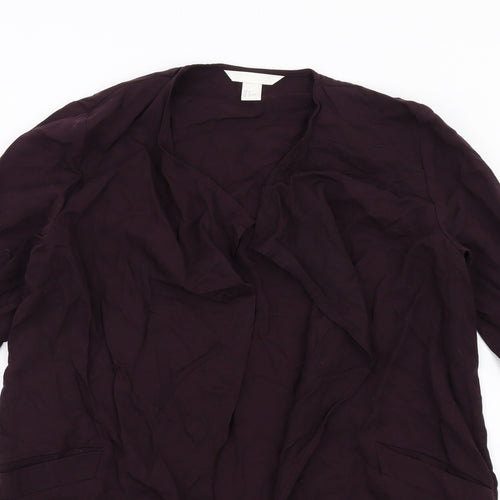 H&M Womens Purple Jacket Size 8