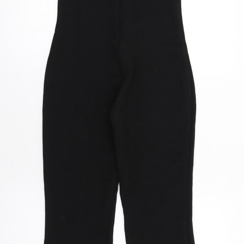 Zara Womens Black Polyester Jumpsuit One-Piece Size XS L34 in Zip