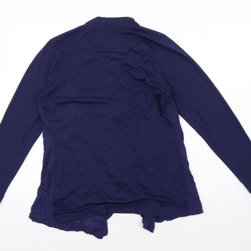 Sandwich Womens Blue Polyester Kimono T-Shirt Size M V-Neck