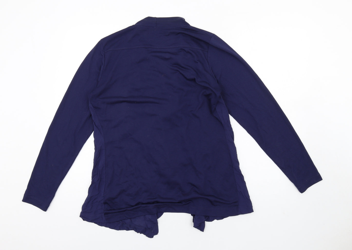 Sandwich Womens Blue Polyester Kimono T-Shirt Size M V-Neck
