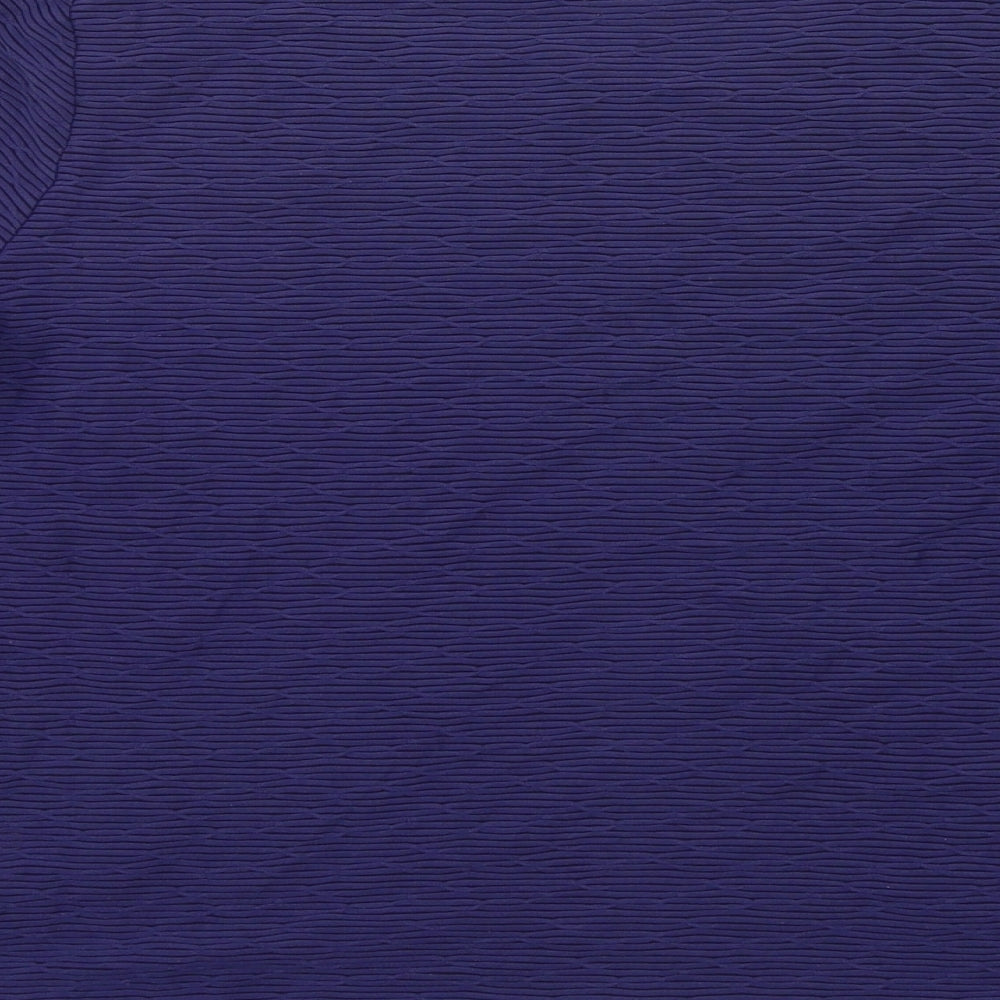 Eastex Womens Blue Polyamide Basic T-Shirt Size 16 Round Neck
