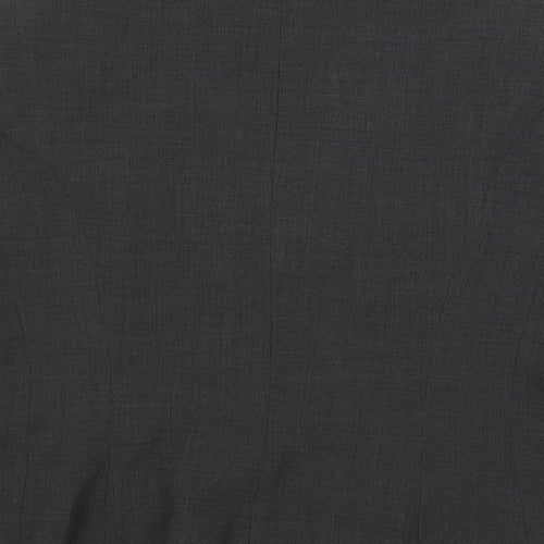 Alex & Co. Womens Grey Varsity Jacket Blazer Size 20 Button