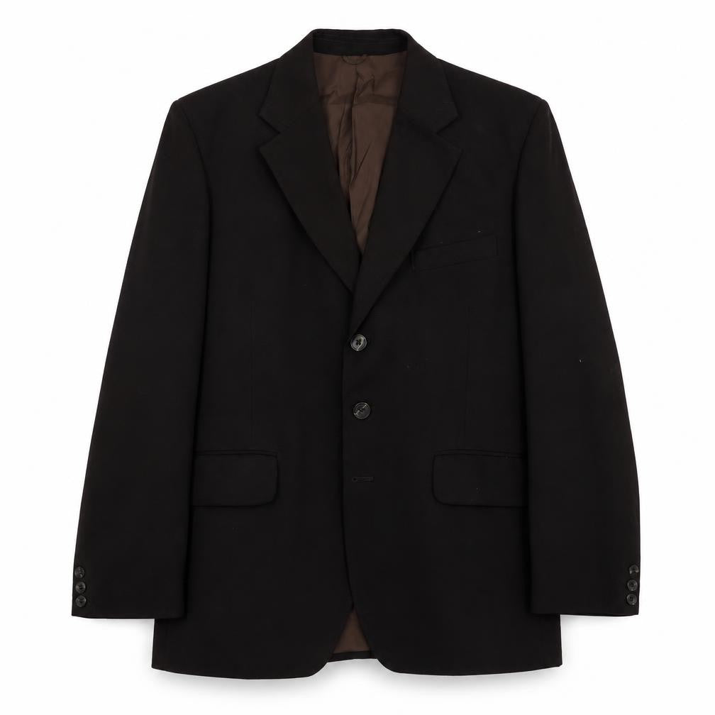 Front view of Hepworths men’s brown wool jacket suit jacket, size 40, regular