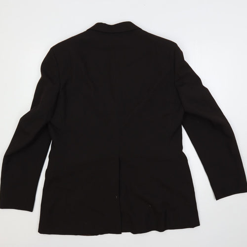 Hepworths Mens Brown Wool Jacket Suit Jacket Size 40 Regular