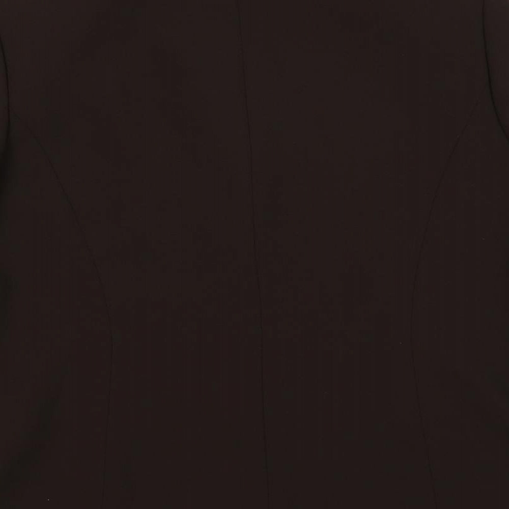 Eastex Womens Brown Jacket Blazer Size 12 Button
