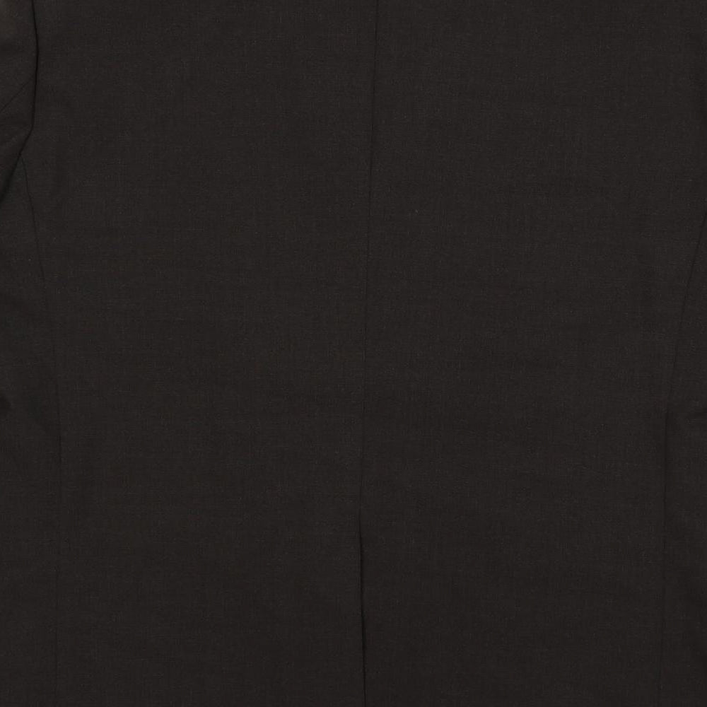 Greenwoods Mens Brown Polyester Jacket Suit Jacket Size 44 Regular
