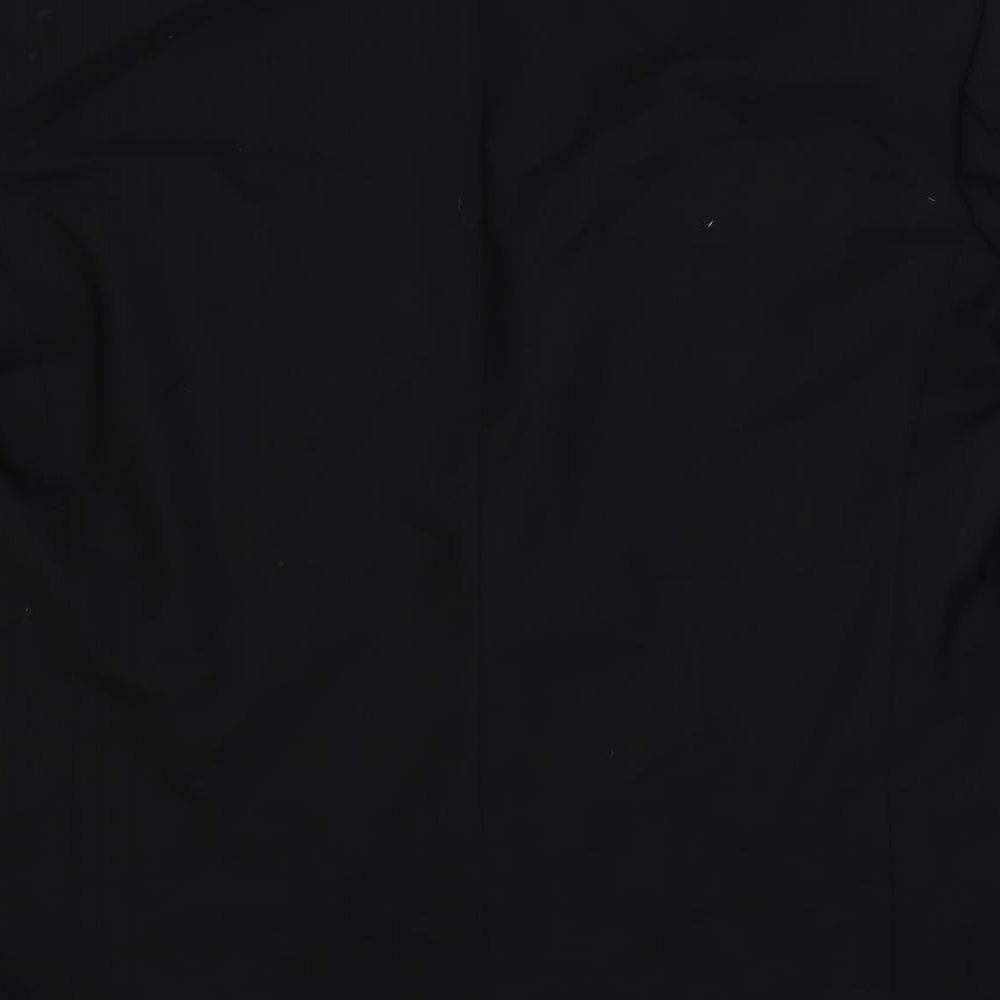 Marks and Spencer Mens Black Wool Tuxedo Suit Jacket Size 48 Regular