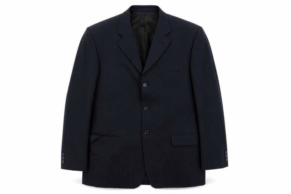 Next Mens Blue Wool Jacket Suit Jacket Size 42 Regular