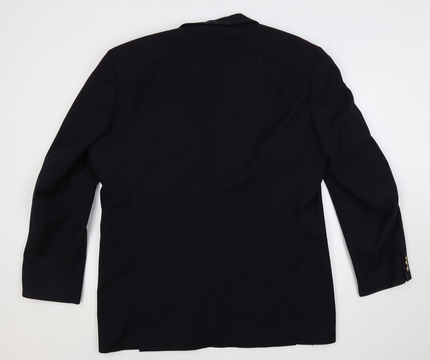 Marks and Spencer Mens Blue Polyester Jacket Blazer Size 46 Regular