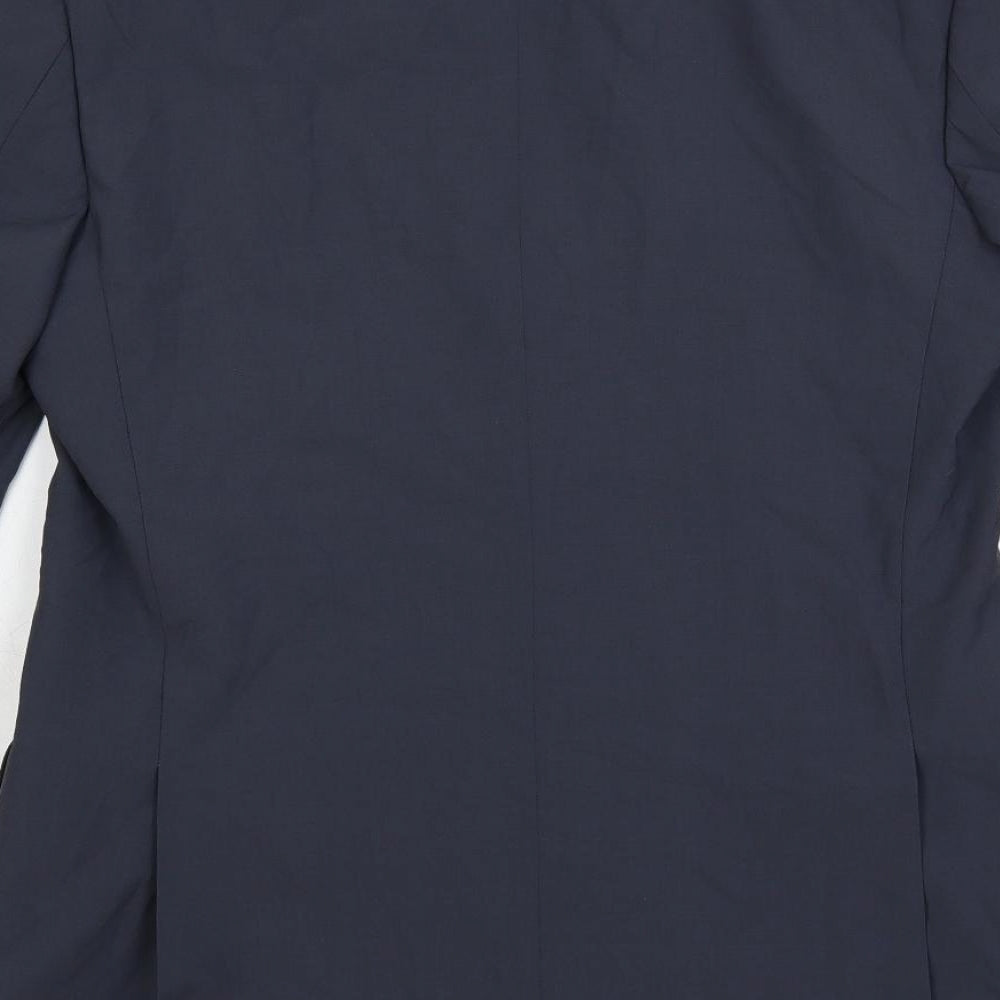 Marks and Spencer Mens Blue Wool Jacket Suit Jacket Size 40 Regular