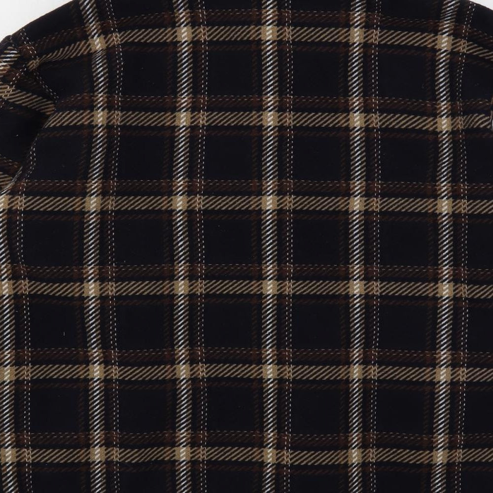 Boohoo MAN Mens Blue Plaid Jacket Size XL Zip