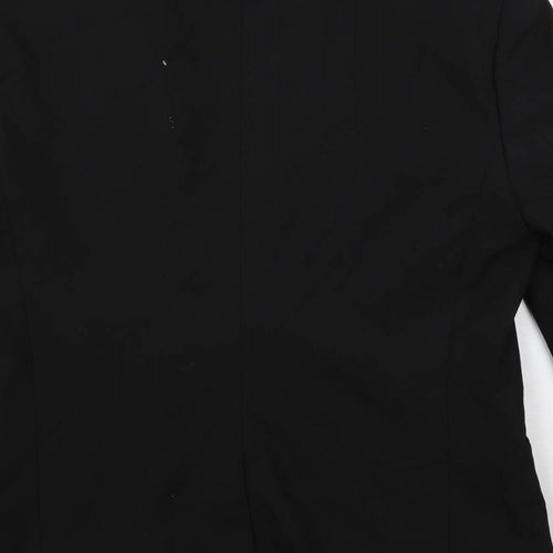 ASOS Mens Black Polyester Jacket Suit Jacket Size 40 Regular