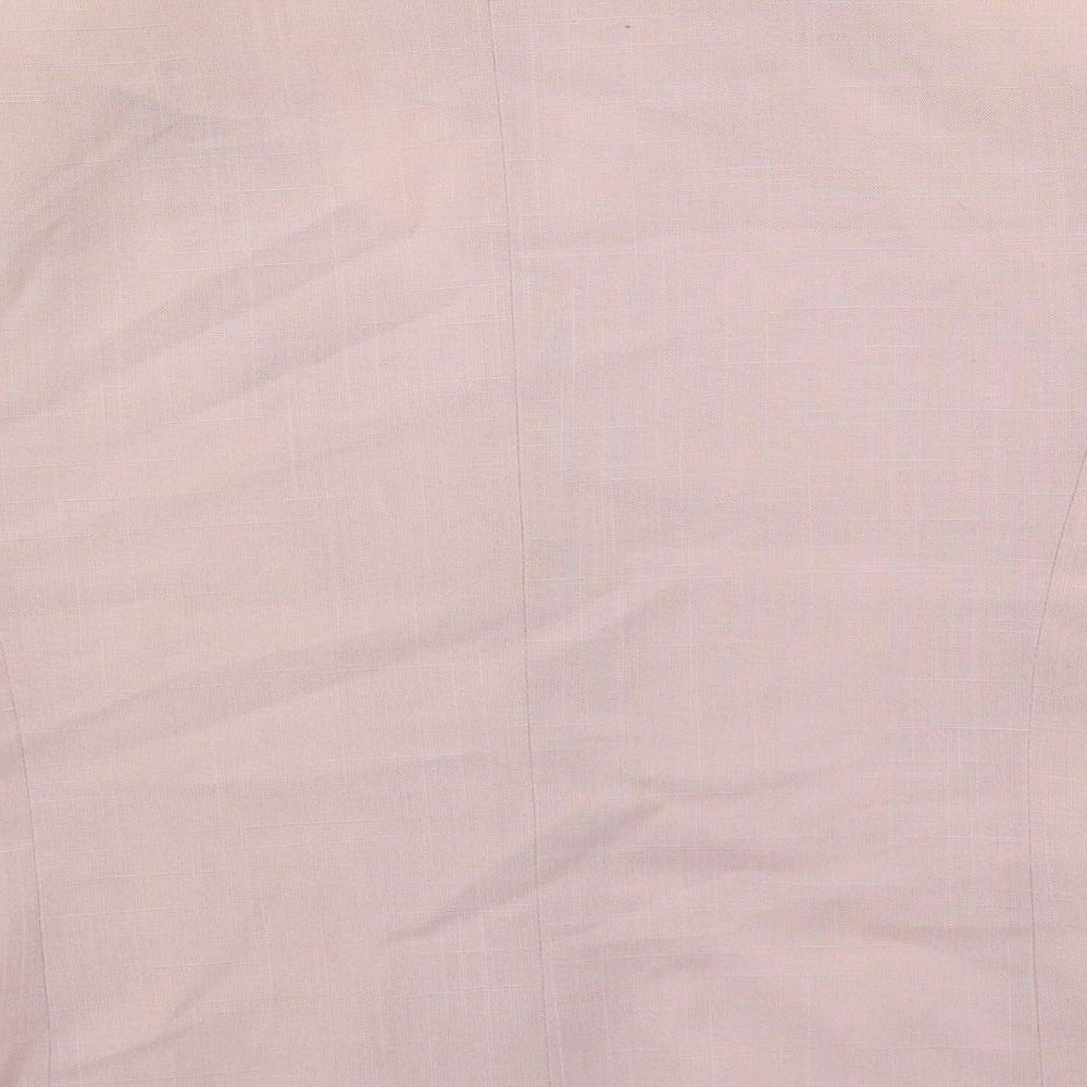 Vivienne Lawrence Womens Pink Jacket Blazer Size 14 Button