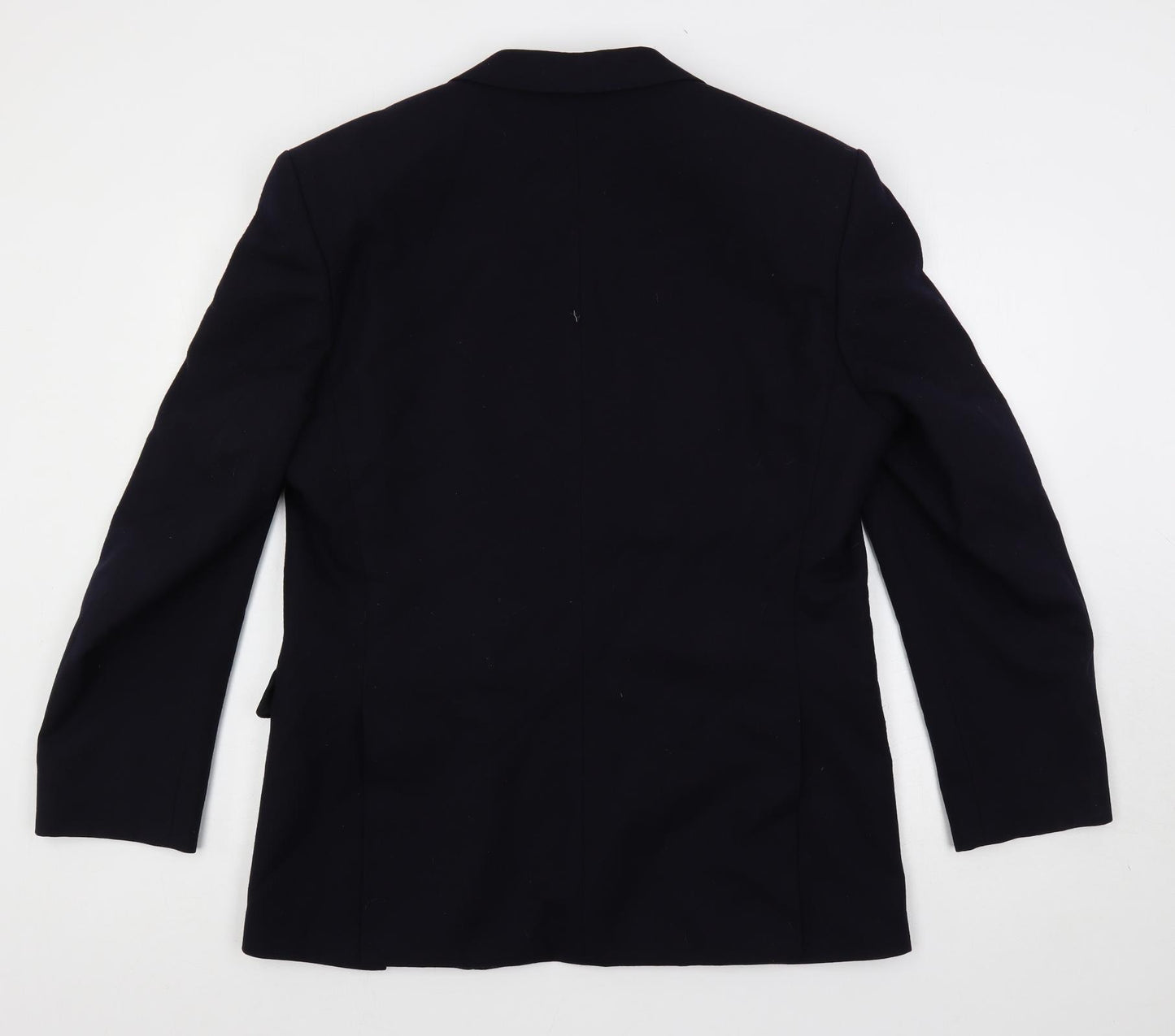 Varteks Mens Blue Wool Jacket Suit Jacket Size 40 Regular