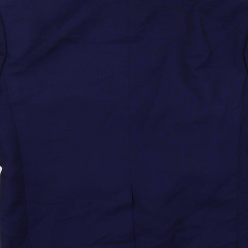 Lorenzo Mens Blue Polyester Jacket Suit Jacket Size 36 Regular