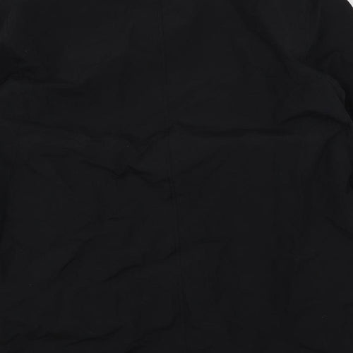 Dannimac Mens Black Overcoat Coat Size M Button