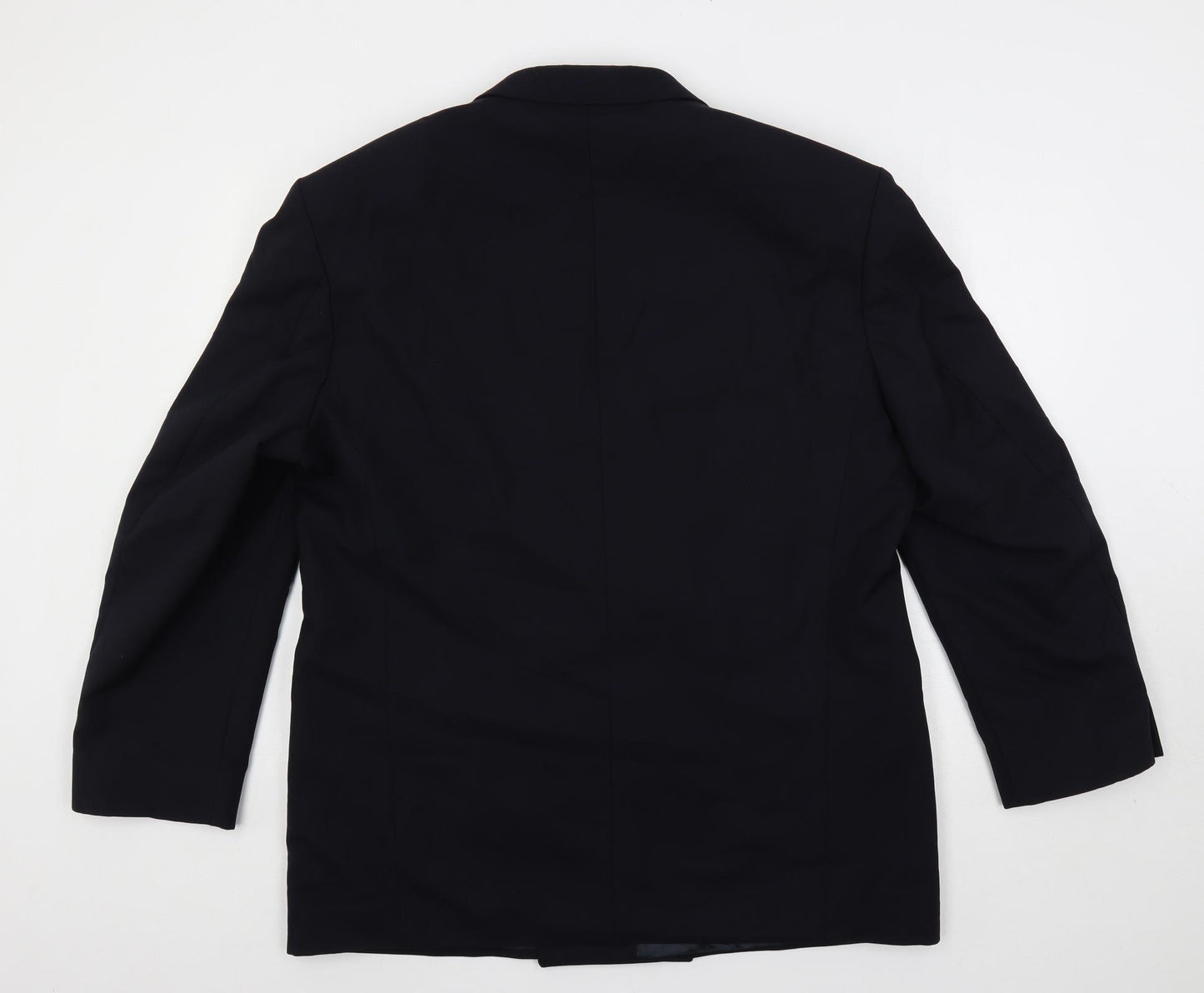 Marks and Spencer Mens Blue Wool Jacket Suit Jacket Size 44 Regular