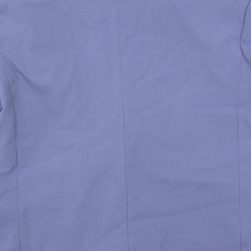 Bershka Womens Blue Jacket Blazer Size XS Button