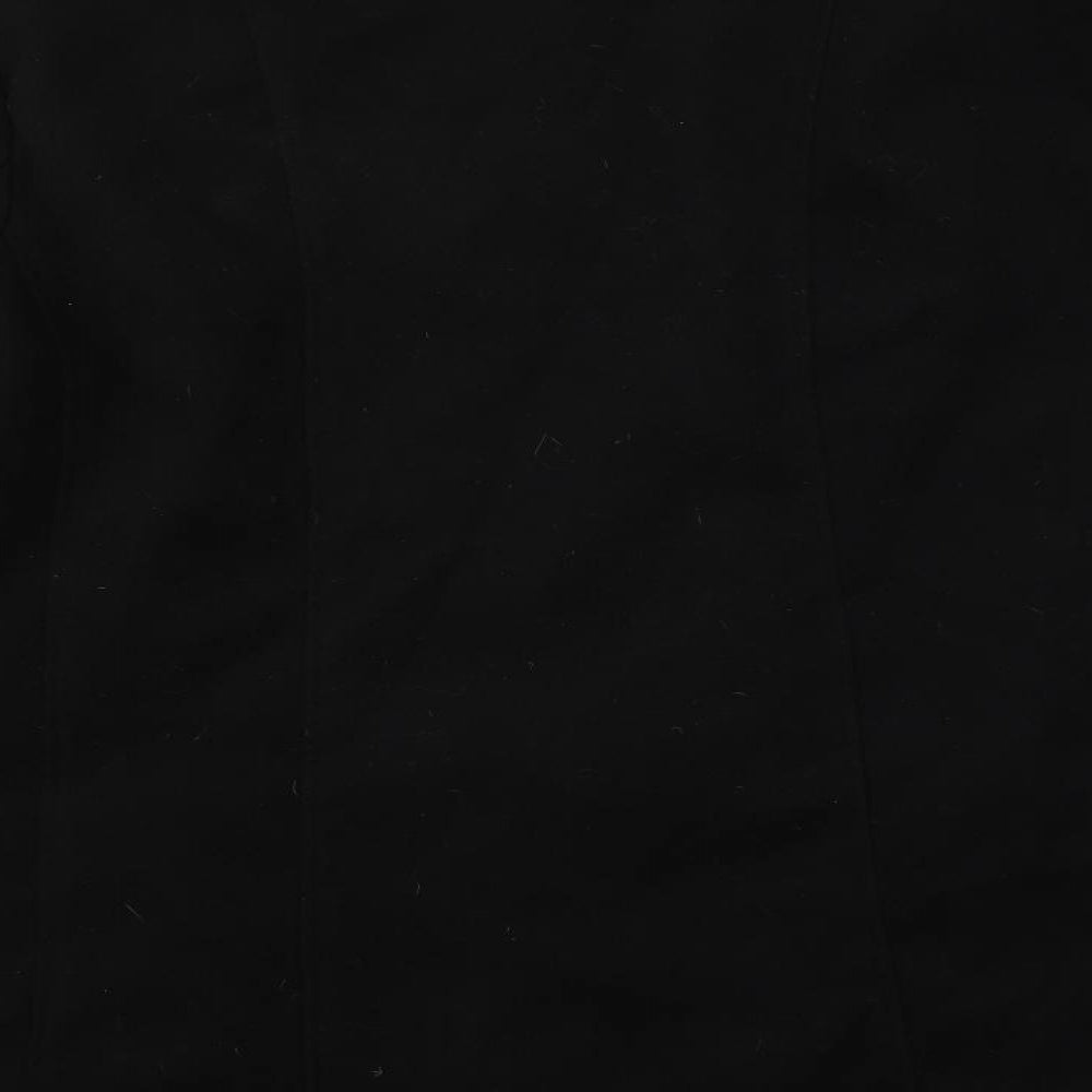 Millers Womens Black Pea Coat Coat Size 22 Button