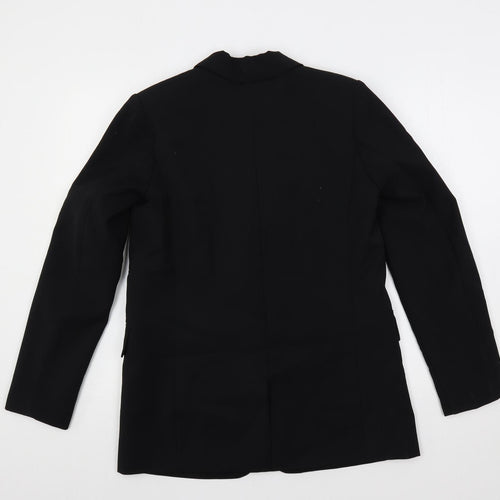 Pull&Bear Womens Black Jacket Blazer Size S Button