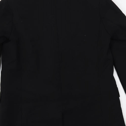 Pull&Bear Womens Black Jacket Blazer Size S Button