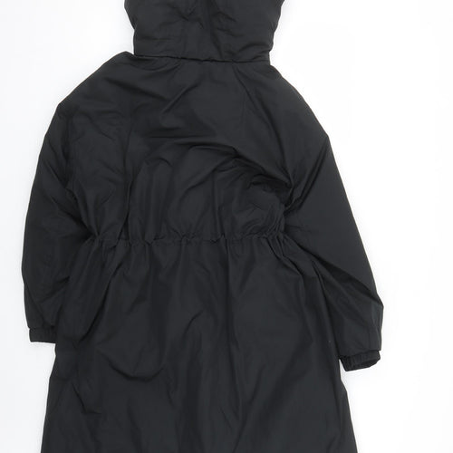 Marks and Spencer Womens Black Rain Coat Coat Size 16 Zip