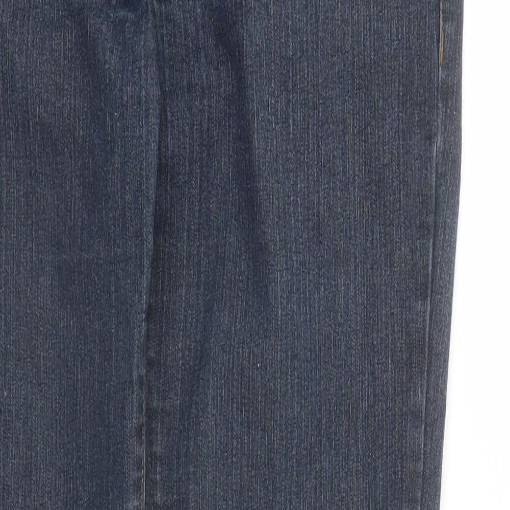 New Look Womens Blue Cotton Skinny Jeans Size 10 L31 in Regular Zip