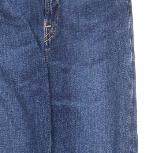 Nudie Mens Blue Cotton Straight Jeans Size 30 in L31 in Regular Zip