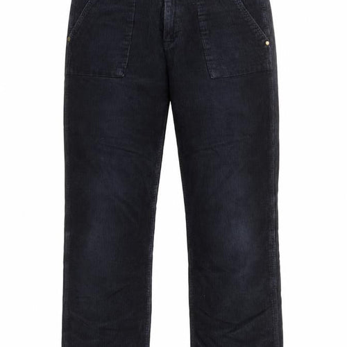 john lew Mens Blue Cotton Trousers Size 34 in L29 in Regular Zip